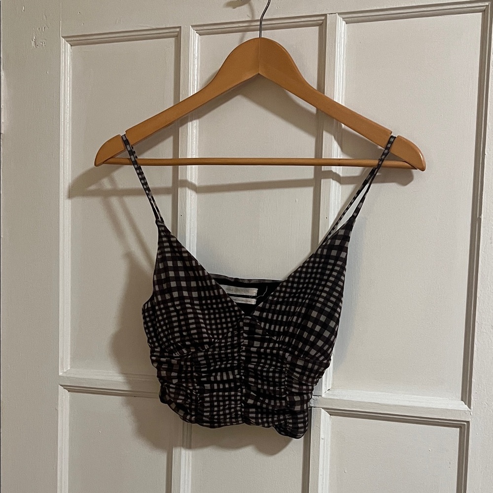 Urban Outfitters Black and White Checkered Camisole